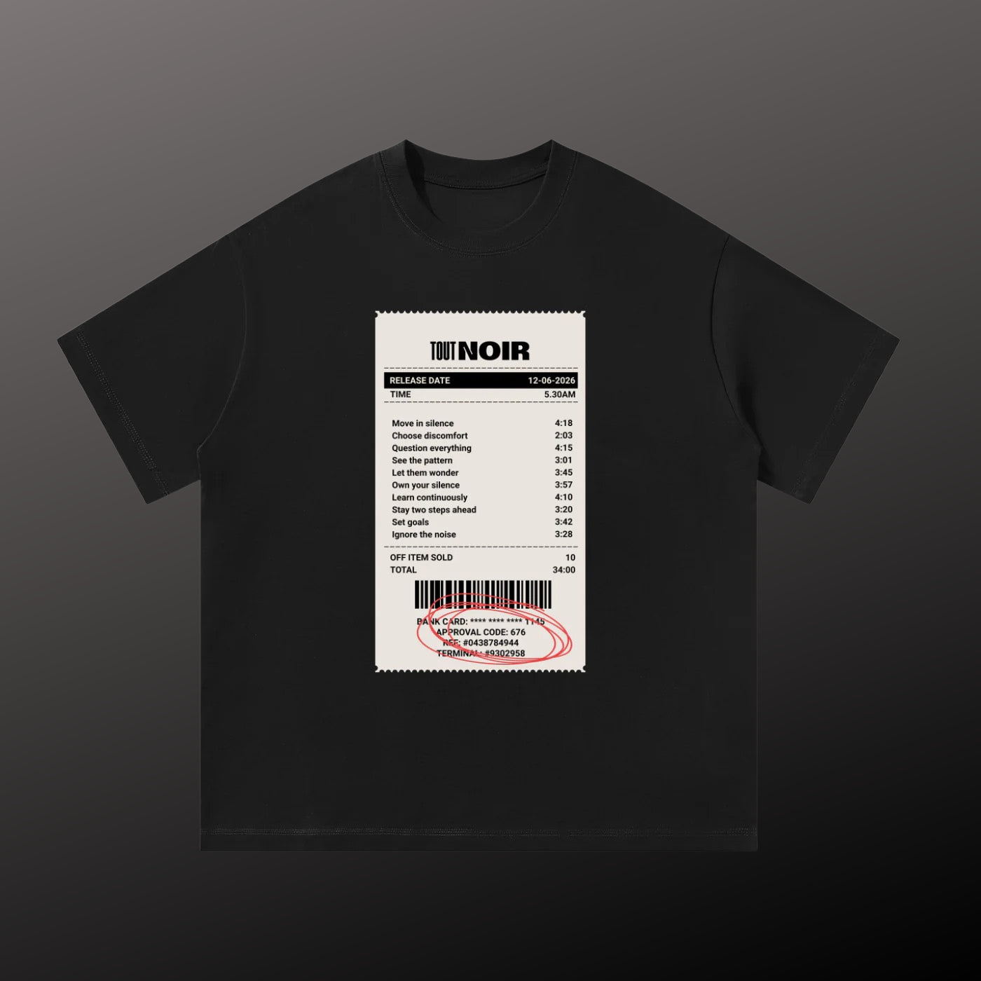THE RECEIPT T-Shirt
